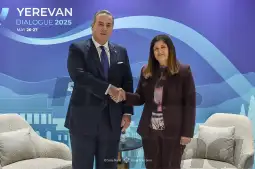 Ivanovic sa ministarkom vanjskih poslova Palestine null