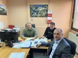 Čelnici sekretarijata za sport Podgorice i Bara; Foto: Sekretrijat za sport