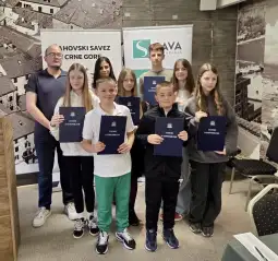 Stipendisti Šahovskog saveza; Foto: ŠSCG