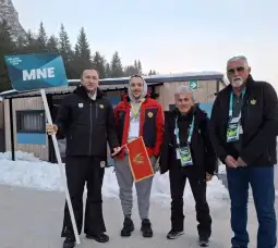 Crnogorska delegacija na svečanom zatvaranju Igara; Foto: POK