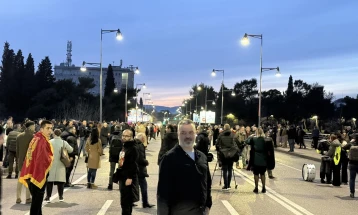 Studenti blokirali most Blaža Jovanovića