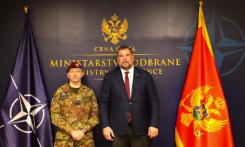 Krapović: Nastavićemo da doprinosimo NATO misiji na Kosovu