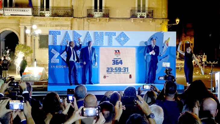U Tarantu pokrenuto odbrojavanje do početka Mediteranskih igara