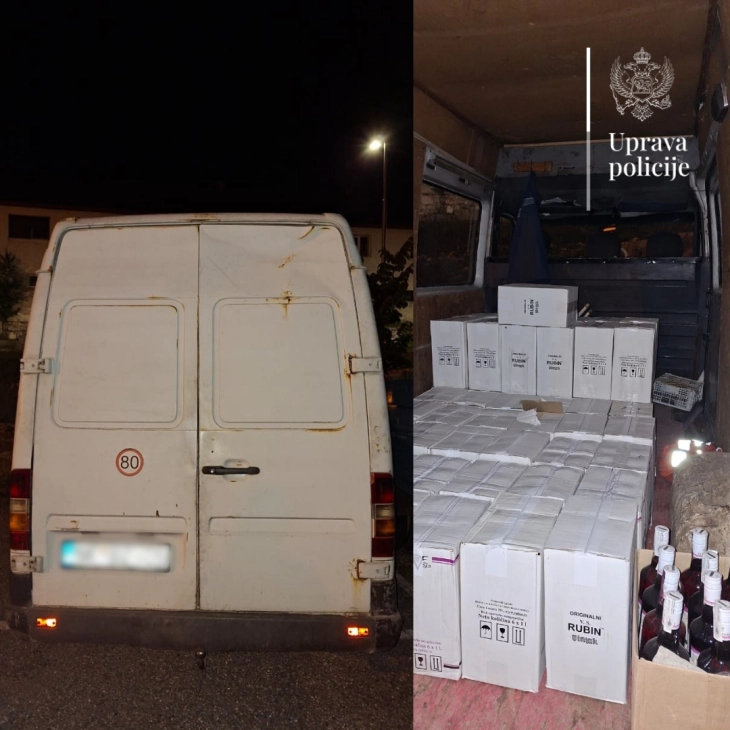 U kombiju pronađeno 340 flaša alkohola bez odgovarajuće dokumentacije