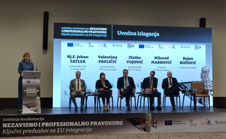 Montenegro must demonstrate tangible results in judicial reform
