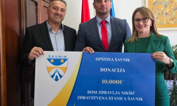 Opština Šavnik donirala deset hiljada EUR za opremanje Zdravstvene stanice
