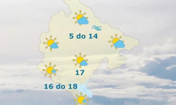Sjutra pretežno sunčano, temperatura do 18 stepeni
