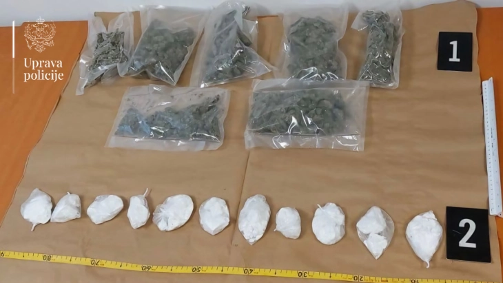 U Rožajama i Plavu oduzeto preko kilogram narkotika, oružje i municiju