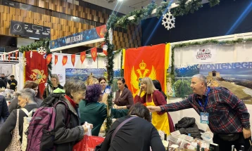 Montenegrin products at humanitarian bazaar in Sarajevo 