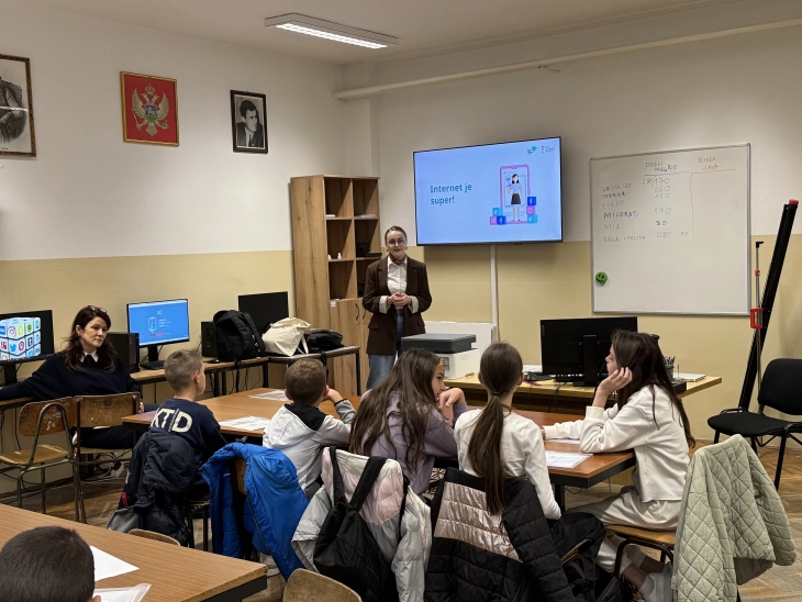 Realizovan projekat Budi internet genijalac u školi u Mojkovcu