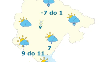 Sjutra prestanak padavina i razvedravanje, u petak ponovo kiša