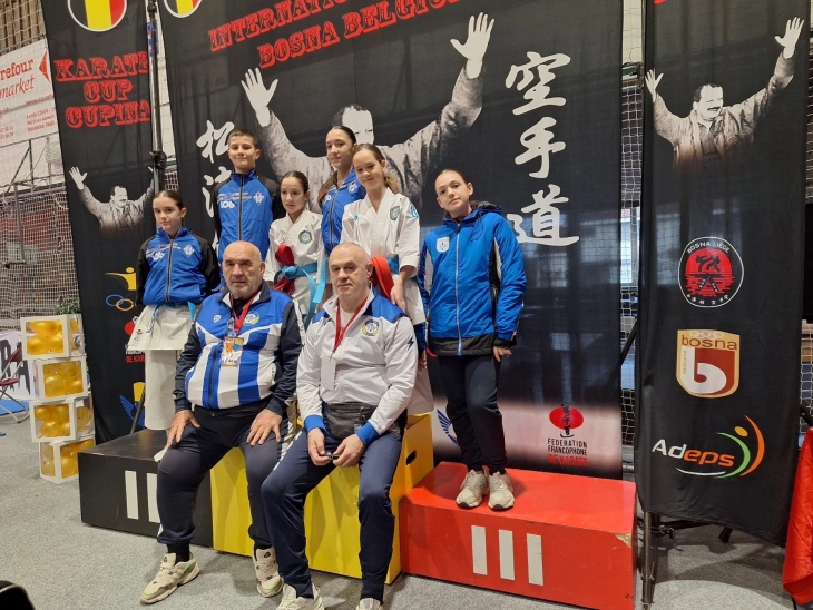 Karatistima Budućnosti osam medalja na turniru u Belgiji