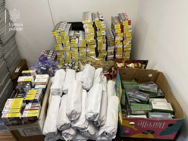 U pretresima na sjeveru zaplijenjene cigarete, petarde, duvan i municija