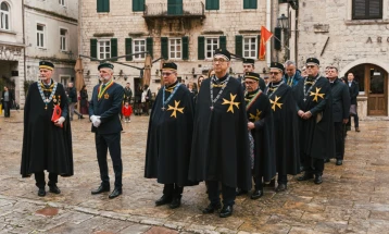 Kotor Hosts Central Ceremony of Legatura Montenegro of the European Order of Wine Knights 