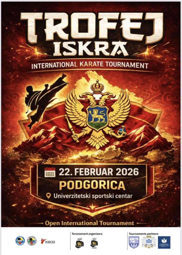 Sjutra karate turnir Trofej Iskra