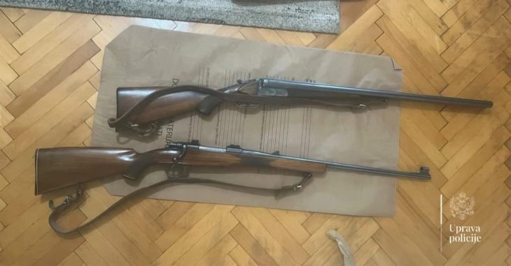 U Podgorici oduzete dvije puške i preko 400 komada municije