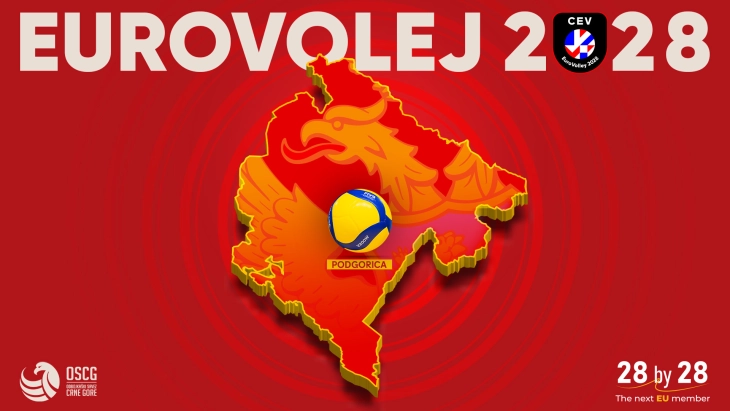 Crna Gora domaćin Evropskog prvenstva za odbojkaše 2028. godine