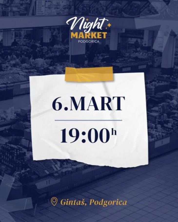 Podgorica Night Market at Gintas 