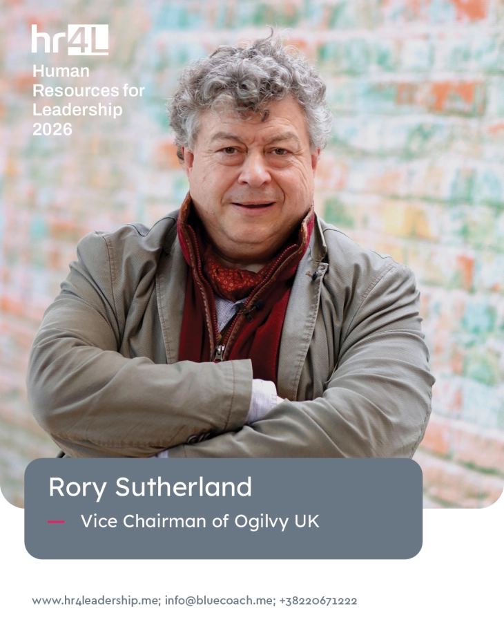 Rory Sutherland to speak at HR4Leadership conference in May in Podgorica
