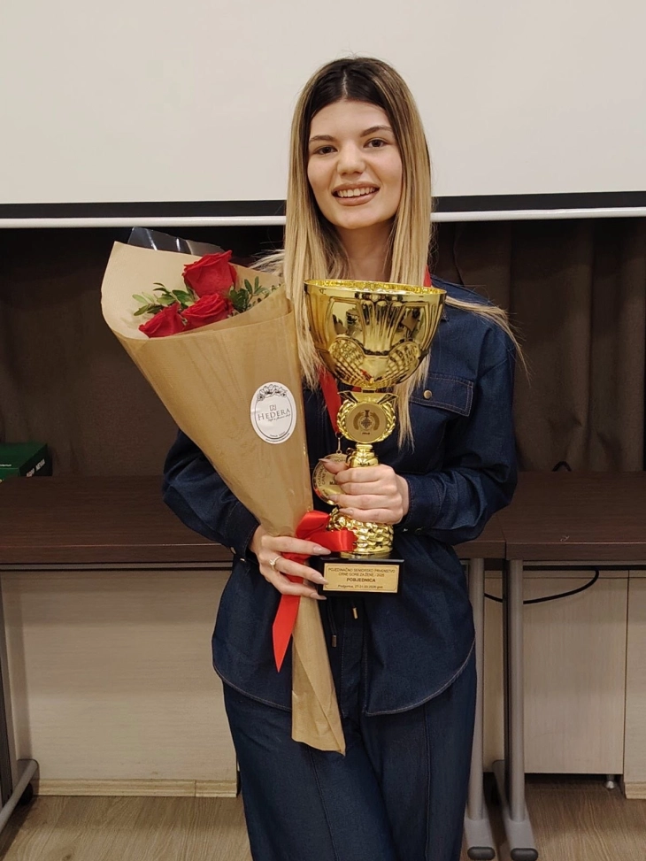 Mateja Popović nova šampionka Crne Gore