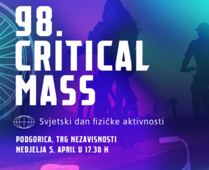U Podgorici sjutra biciklistička vožnja povodom Svjetskog dana fizičke aktivnosti