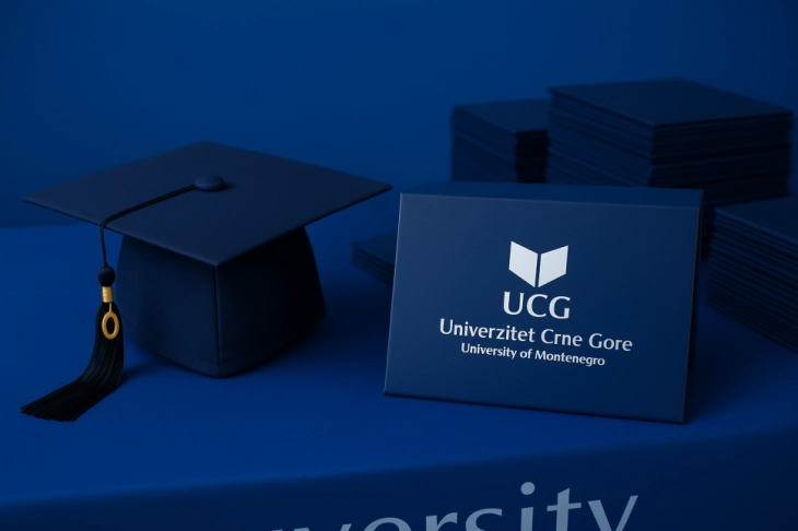 Plakete za pet najboljih studenata UCG