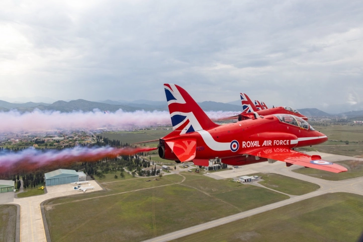 Red Arrows visit ahead of Independence Day strong symbol of Montenegro-UK partnership