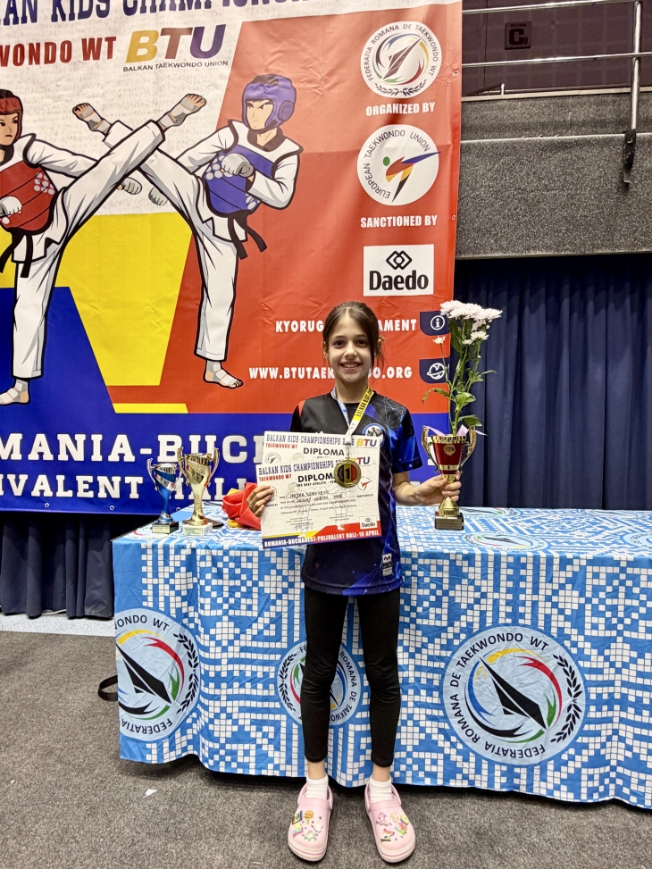 Ulcinjanima sedam balkanskih medalja, Dervišević najbolja takmičarka šampionata