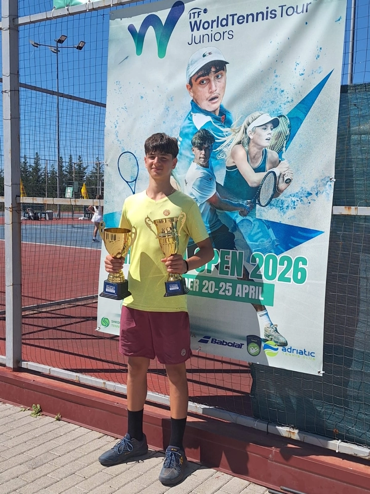 Lukovcu finale singla i titula u dublu na ITF turniru u Skadru 