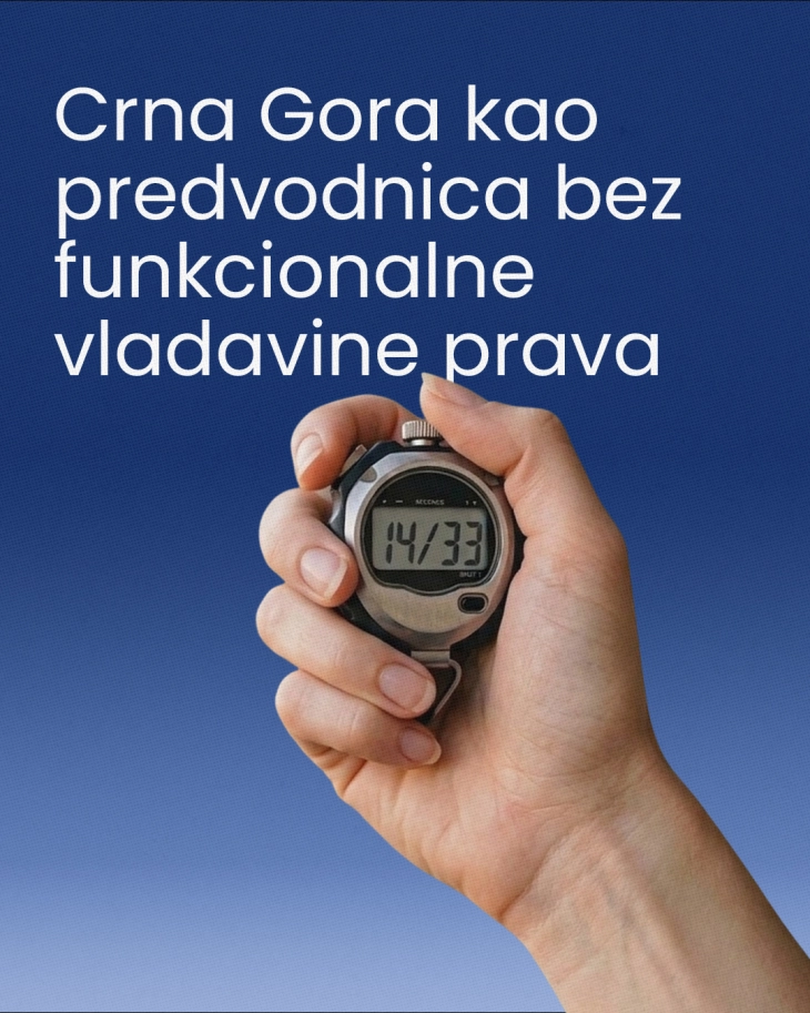 Crna Gora predvodnica bez  funkcionalne vladavine prava