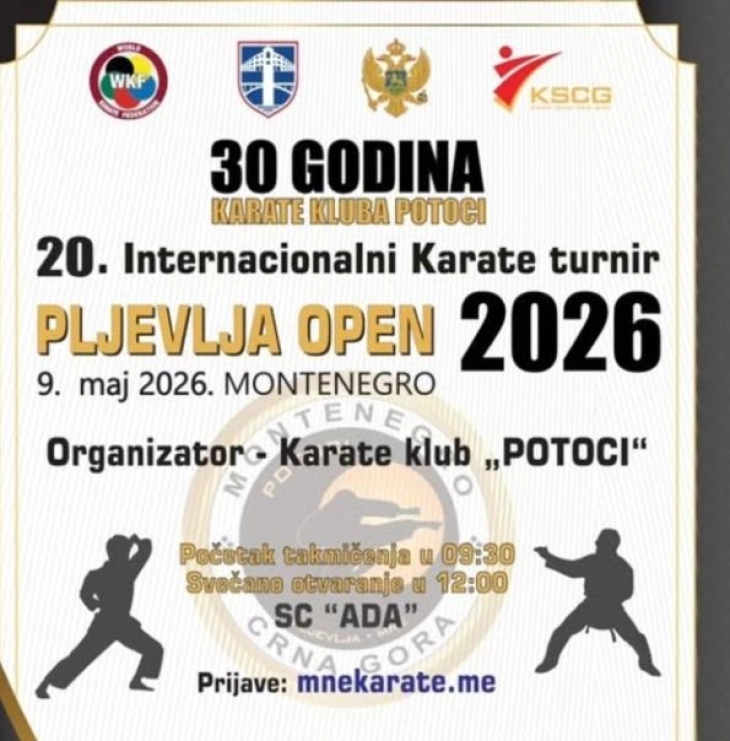 Beogradski karate savez najbolji u Pljevljima