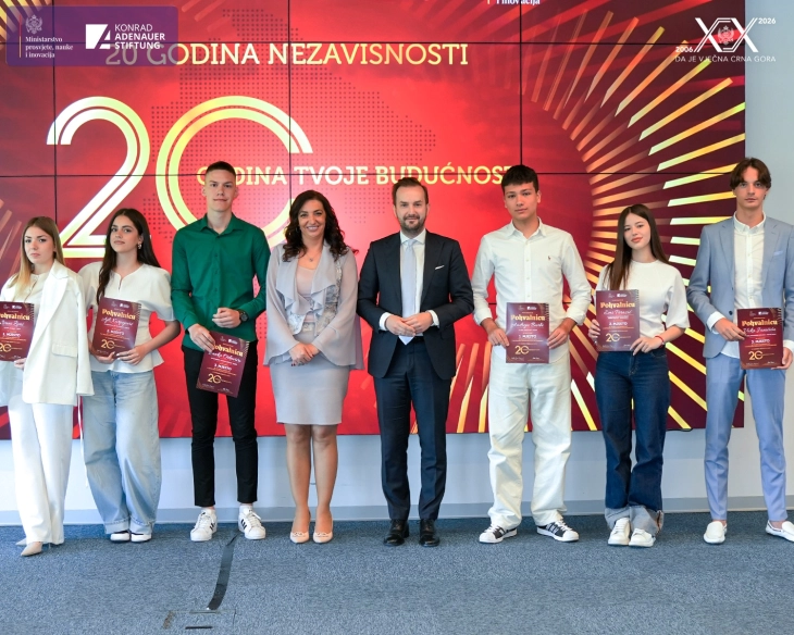 Uručene nagrade pobjednicima konkursa povodom 20 godina nezavisnosti