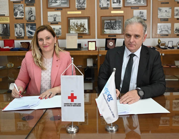 Nastavljeno partnerstvo EPCG i Crvenog krsta