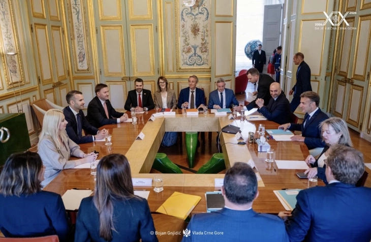 Macron: Montenegro enjoys full support of France on its EU path