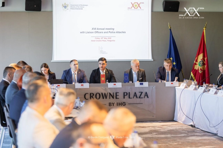 Šaranović: Crna Gora gradi sistem bezbjednosti koji ne pravi kompromise sa kriminalom