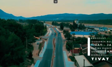 Video of the Tivat–Jaz road section released