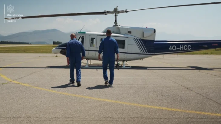 Helikopter MUP-a prinudno sletio kod Gusinja zbog tehničkog 