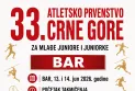 Ekipno atletsko prvenstvo za vikend u Baru