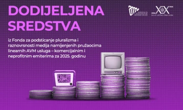 SAMU raspodijelio preko 777 hiljada EUR emiterima za sadržaj od javnog interesa