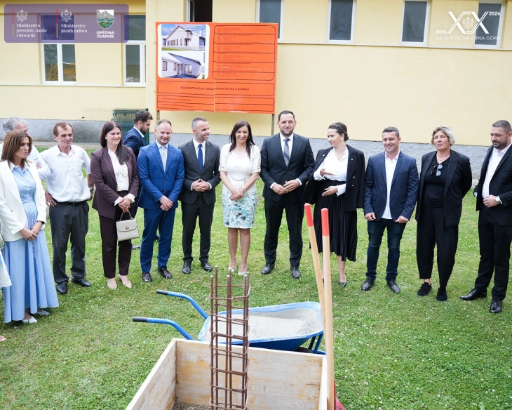 Postavljen kamen temeljac za vrtić u Gusinju