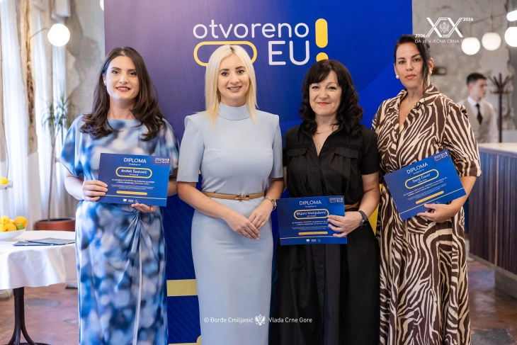 Matijašević osvojila prvo mjesto na konkursu u okviru kampanje “Otvoreno o EU”