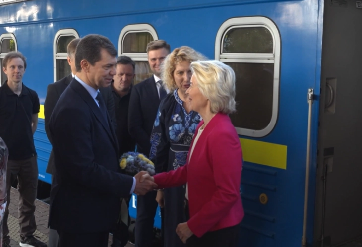 Fon der Lajen u posjeti Kijevu
