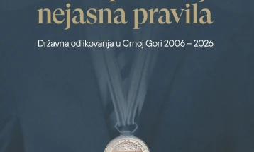 Presidents of Montenegro awarded 200 state honors over the past 20 years