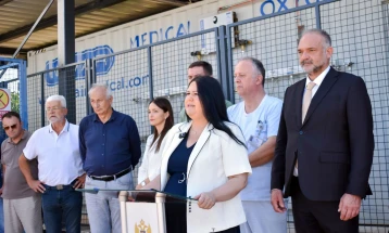 Otvoreno kiseoničko postrojenje u okviru KCCG-a