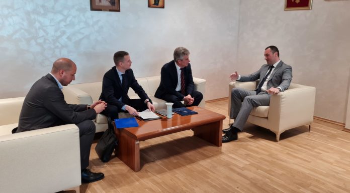 Dragoslav Šćekić, sastanak sa mađarskim ambasadorom