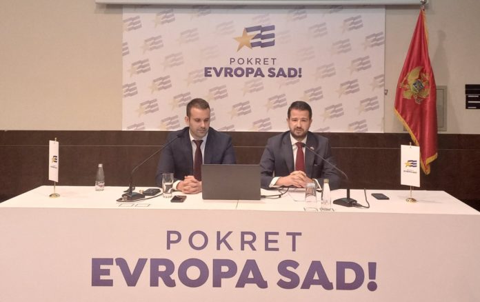 Spajić i Milatović, pokret Evropa sad