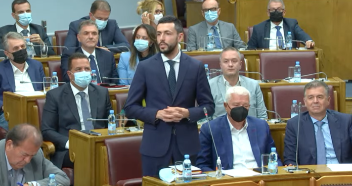 Danijel Živković, Skupština Crne Gore