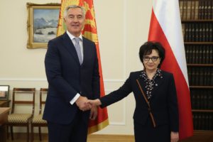 Djukanovic sa predsjednicom Sejma