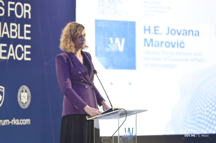 Jovana Marovic konferencija u pristini