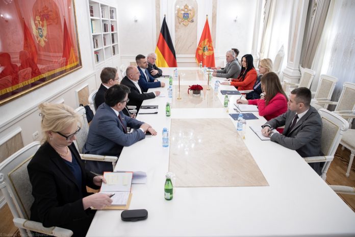 Djurovic sa sa clanovima Parlamentarne grupe za saradnju Bundestaga sa zemljama Jugoistocne Evrope